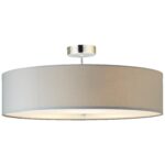 Lightbox LED Deckenlampe Ø 60 cm mit Textilschirm – Blendfreies Licht für Wohnzimmer & Schlafzimmer – Bild 2