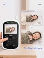 GHB Babyphone mit Kamera – 2,4" Display, ECO-Modus & Nachtsicht für sicheres Babymonitoring – Bild 6