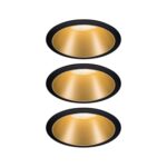 Paulmann Cole Coin Einbaustrahler 3-Stufen Dimmbar – LED Deckenleuchte Schwarz/Gold – Bild 15