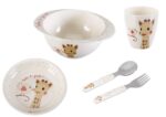 Sophie la Girafe Fresh Touch Melamin-Menüset Kiwi – Kinderbesteck für Babys ab 6 Monaten – Bild 2