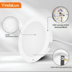 YindaLux LED Einbaustrahler 230V 3er Set – 3CCT Farbtemperatur für Möbel & Spiegelschränke – Bild 5