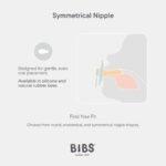 BIBS Colour Schnuller 0-6 Monate, 4er-Pack Cloud Mix – Symmetrischer Naturkautschuk – Bild 5