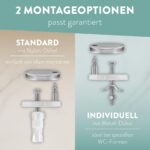 BENKSTEIN® Toilettendeckel Oval mit Softclose & Quick-Release – Antibakteriell bis 150 kg – Bild 5