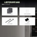 Ledvion Cube Wandleuchte IP54 35W GU10 dimmbar – Moderne Aussenbeleuchtung für Fassade & Terrasse – Bild 7