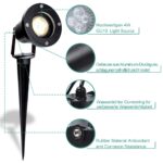 Herrselsam LED Gartenstrahler 6er Set IP65 – 6W Gartenbeleuchtung mit Erdspieß – Bild 3