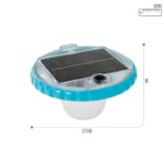 Intex Solar Poolleuchte mit LED-Beleuchtung – Schwimmende Gartenlampe mit 2 Modi – Bild 3