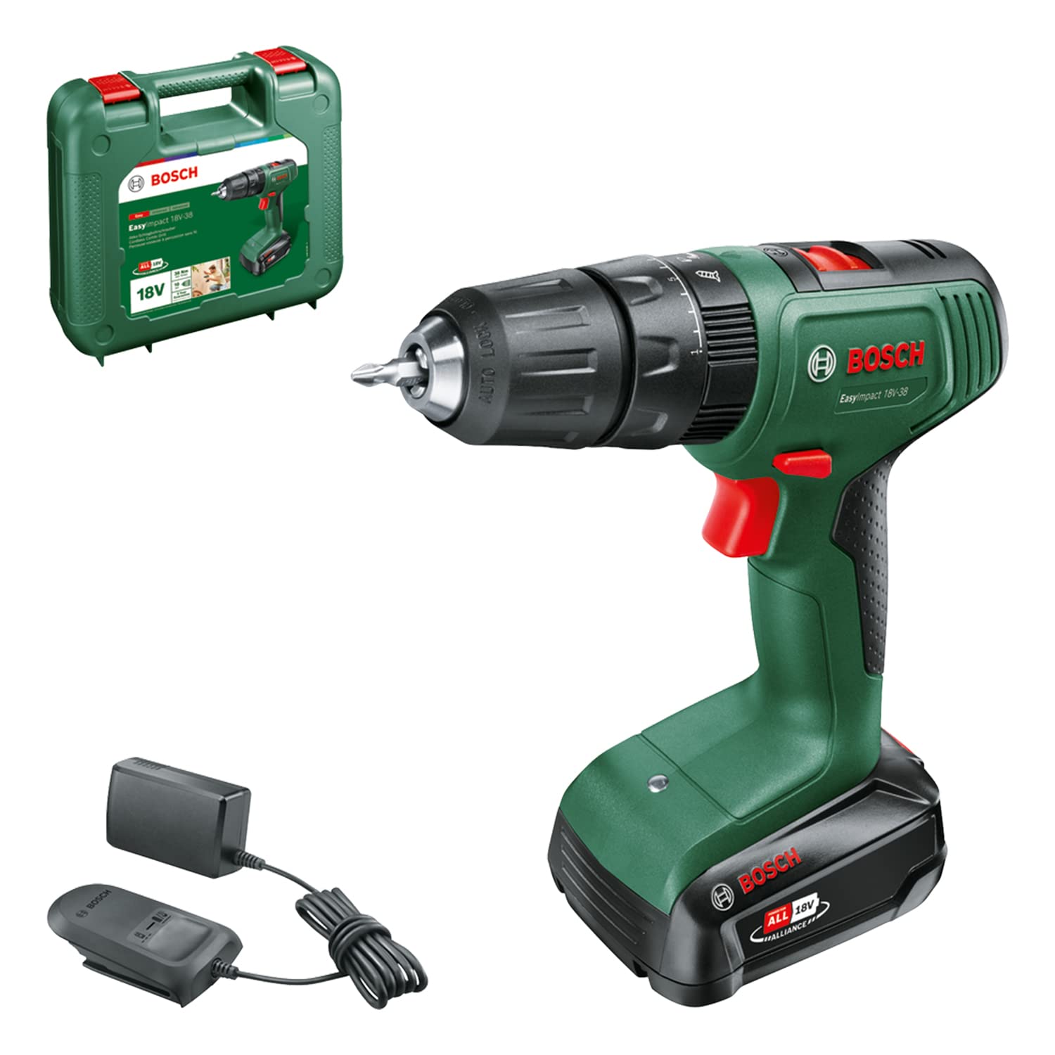Bosch EasyImpact 18V-38 Akku Schlagbohrschrauber – Multitalent für Heimwerker