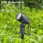 MEIKEE Solar-Strahler 3er Set mit Fernbedienung – IP66 Gartenbeleuchtung mit Timer & 3 Farbtemperaturen – Bild 6