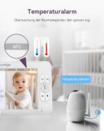 Comfyer BM01 Babyphone mit 7" HD Split-Screen & 1080P Kamera – Sichere Überwachung ohne WLAN – Bild 8