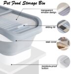 Wuciray Hundefutter Aufbewahrungsbox 5–10 kg – Faltbar mit Luftdicht Verschluss & Zubehör – Bild 5