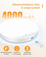 ShunFSC 6W LED Deckenlampe mit Bewegungsmelder – Kabellos & aufladbar für Badezimmer, Flur & Schrank – Bild 8