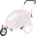 TRIXIE Jogger-Umbausatz für Hundeanhänger 12814 – Frontrad mit 360°-Gelenk – Bild 2