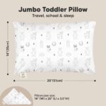 KeaBabies Kinderkissen 51x35cm – Ergonomisches Schlafkissen ab 2 Jahren mit Bio-Baumwolle – Bild 2