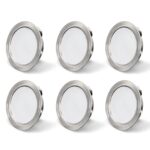 KYOTECH LED Einbaustrahler 6er Set 230V 4000K – Ultra flach für Küche & Bad