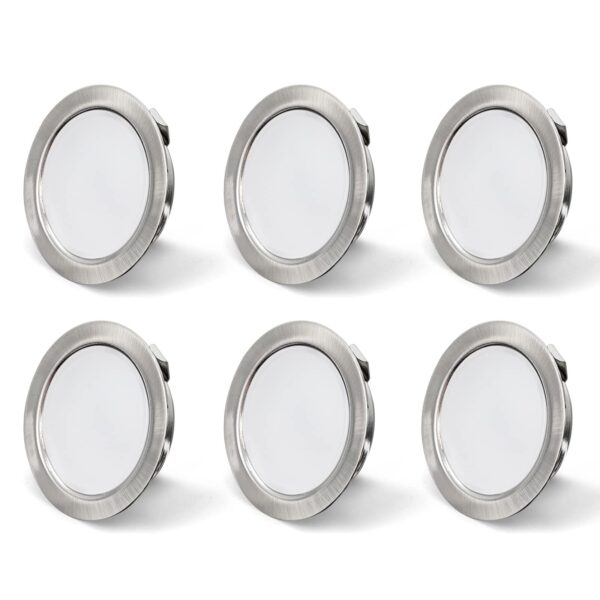 KYOTECH LED Einbaustrahler 6er Set 230V 4000K – Ultra flach für Küche & Bad