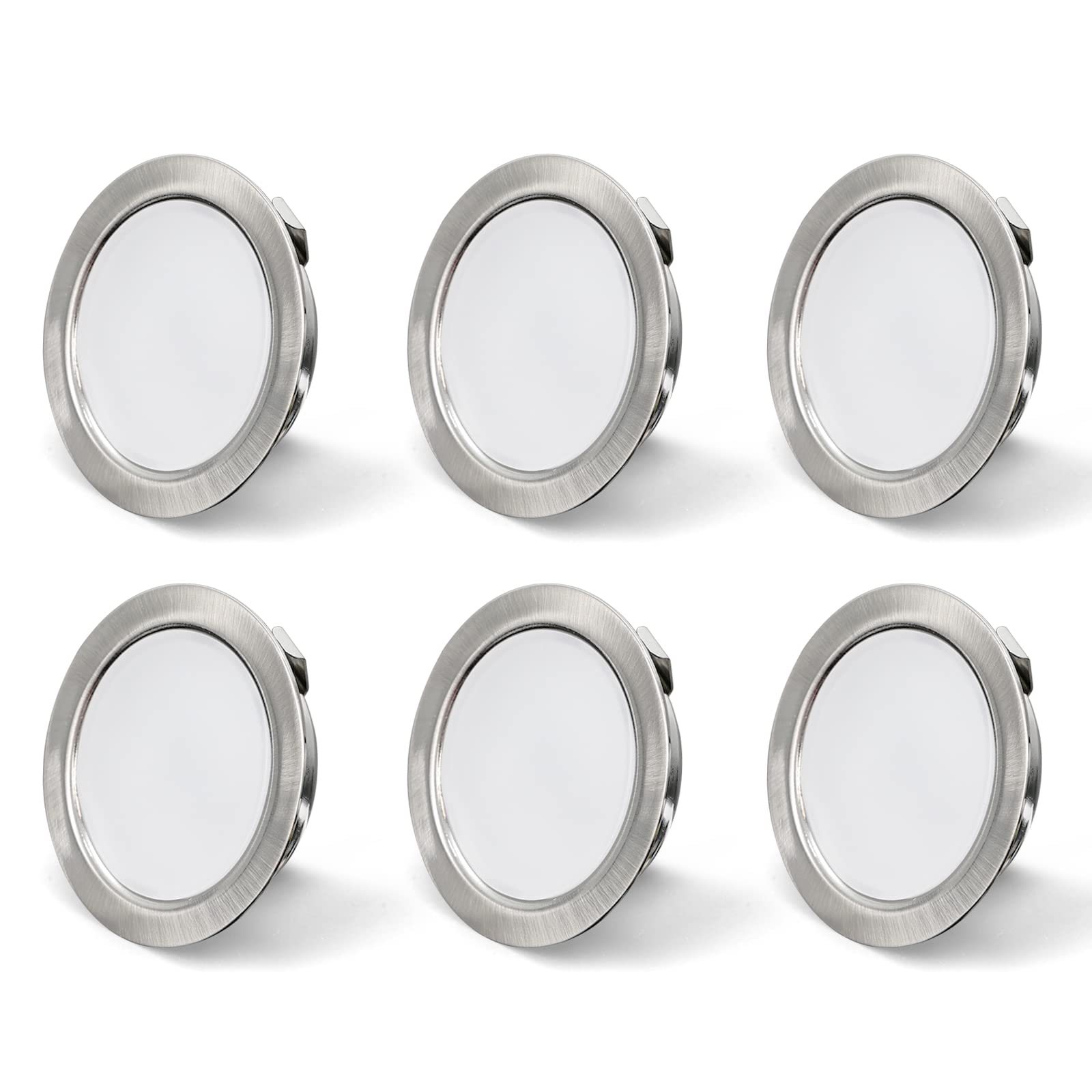KYOTECH LED Einbaustrahler 6er Set 230V 4000K – Ultra flach für Küche & Bad