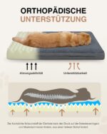 Favodormir Orthopädisches Hundebett XXL 119x73cm – Wasserdicht & Waschbar für Grosse Hunde – Bild 6