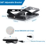 CREATESTAR LED Strahler 100W – 10000 Lumen Flutlicht IP65 Warmweiss für Aussen – Bild 6