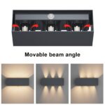 Klighten 30W LED-Aussenlampe mit Bewegungsmelder – Anthrazit IP65 für Garten & Terrasse – Bild 8