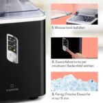 Klarstein Eiswürfelmaschine 1,5L – Schnelle Eisherstellung 12kg/24h mit Selbstreinigung – Bild 5