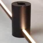 ZMH LED Wandlampe 60cm Schwarz – 3000K Warmweiss Up-Down Flurlampe für Innen – Bild 4