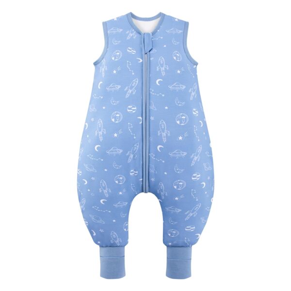 ToyaTec Baby Schlafsack XL mit Füssen 2,5 Tog – Bambusrayon Schlafdecke für Winter