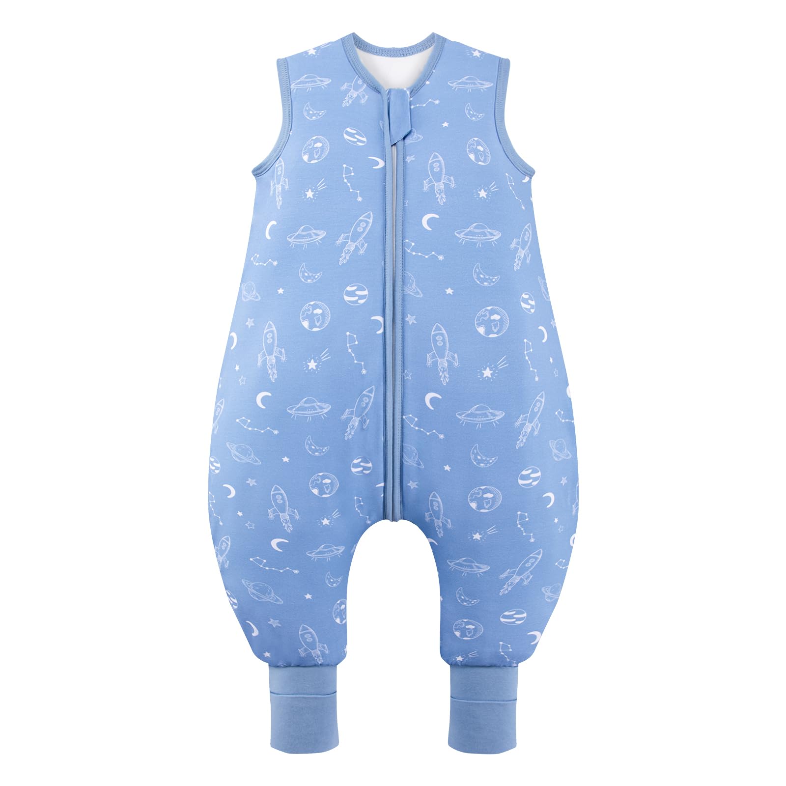 ToyaTec Baby Schlafsack XL mit Füssen 2,5 Tog – Bambusrayon Schlafdecke für Winter