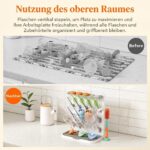 Lifewit Babyflaschen Trockenständer mit 15 Haken – Platzsparender Flaschentrockner für Arbeitsplatte – Bild 11