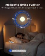 Leselux Akku Deckenlampe 19cm mit Bewegungsmelder – Kabellose LED-Deckenleuchte dimmbar – Bild 6