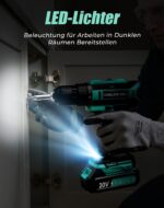 VIWKO 20V Akkuschrauber mit 42Nm Drehmoment & 56-teiligem Set – Profi-Bohrschrauber für Heimwerker – Bild 5