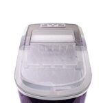 Mulano Eiswürfelmaschine Edelstahl Violett – 10-12 kg Tagesleistung für Zuhause & Events – Bild 7
