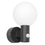 Oktaplex Bola LED Außenlampe mit Bewegungsmelder – 1600 lm, IP65, 360° Ausleuchtung