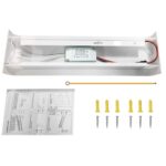 Lightsjoy 16W LED Wandleuchte Up-Down 32cm Silber – Warmweiss IP44 für Innen – Bild 7
