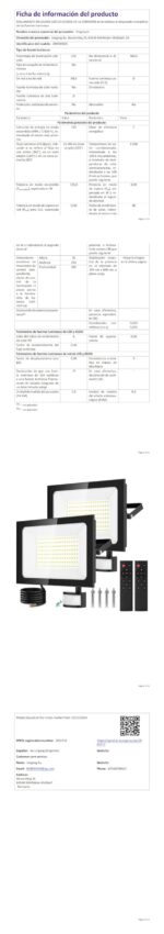 Viugreum 2er-Set 150W LED Aussenstrahler mit Bewegungsmelder – 15000 lm Flutlicht IP67 – Bild 9