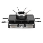 Salter 2-in-1 Raclette-Grill & Fondue-Set, 1400 W – Elektrisches Servier-System für Gäste – Bild 8