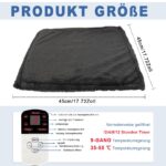 Voarge Elektrische Heizdecke 45 x 45 cm – 9 Temperaturstufen für Hunde, Katzen & Neugeborene – Bild 5