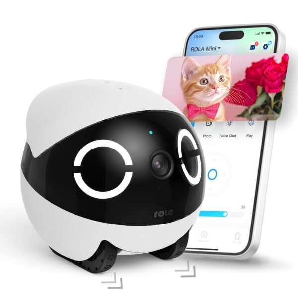 Enabot EBO ROLA Mini – Mobile Haustierkamera 2K mit 25 Tage Akkulaufzeit