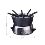 LITTLE BALANCE Fondue Gourmet 8 – Fondue-Set für 8 Personen mit Edelstahl & Thermostat – Bild 3