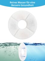 BONBELONG Katzenbrunnen Filter 8er-Set – Vierfache Filtration für sauberes Trinkwasser – Bild 3