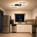 ZMH LED Deckenleuchte 54cm dimmbar 48W – Moderne Wohnzimmerlampe mit Fernbedienung – Bild 3