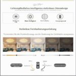 FUMIMID LED Deckenlampe 10-flammig Blume – Dimmbar mit Farbtemperaturwechsel für Wohn- & Schlafzimmer – Bild 6