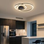 Homefire LED Deckenlampe 40cm 23W – 3000K Warmweiss mit drehbarem 2-Ring Design – Bild 4