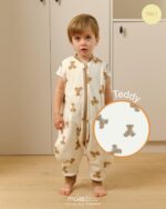 molis&co Babyschlafsack mit Füssen 80 cm – 1 TOG Baumwolle für Frühling & Herbst – Bild 4
