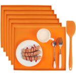 Keyohome 6er Set Silikon-Dörrblätter 30,5 cm – Antihaft-Backmatten mit Spatel – Bild 7