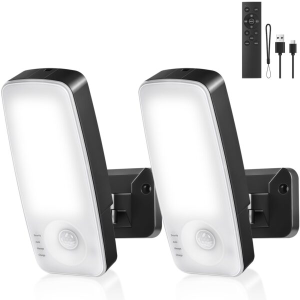 Forepin Außenwandleuchte mit Bewegungsmelder & 10000mAh Akku – IP65 Aussenlampe