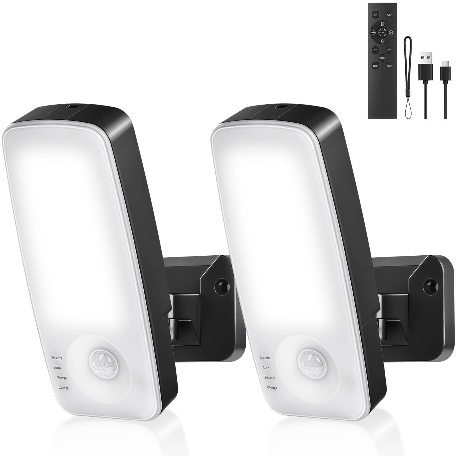 Forepin Außenwandleuchte mit Bewegungsmelder & 10000mAh Akku – IP65 Aussenlampe