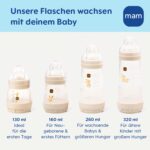 MAM Easy Start Anti-Colic Combi-Set 0+ Monate – Stillfreundliches Babyflaschen-Set mit Schnuller & Korb – Bild 12