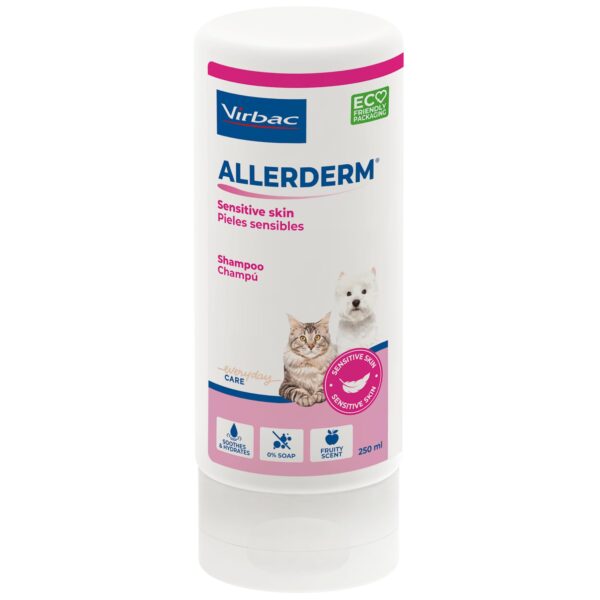 Virbac Allermyl SIS Shampoo 250 ml – Hautbarrieren-Pflege für Hunde & Katzen