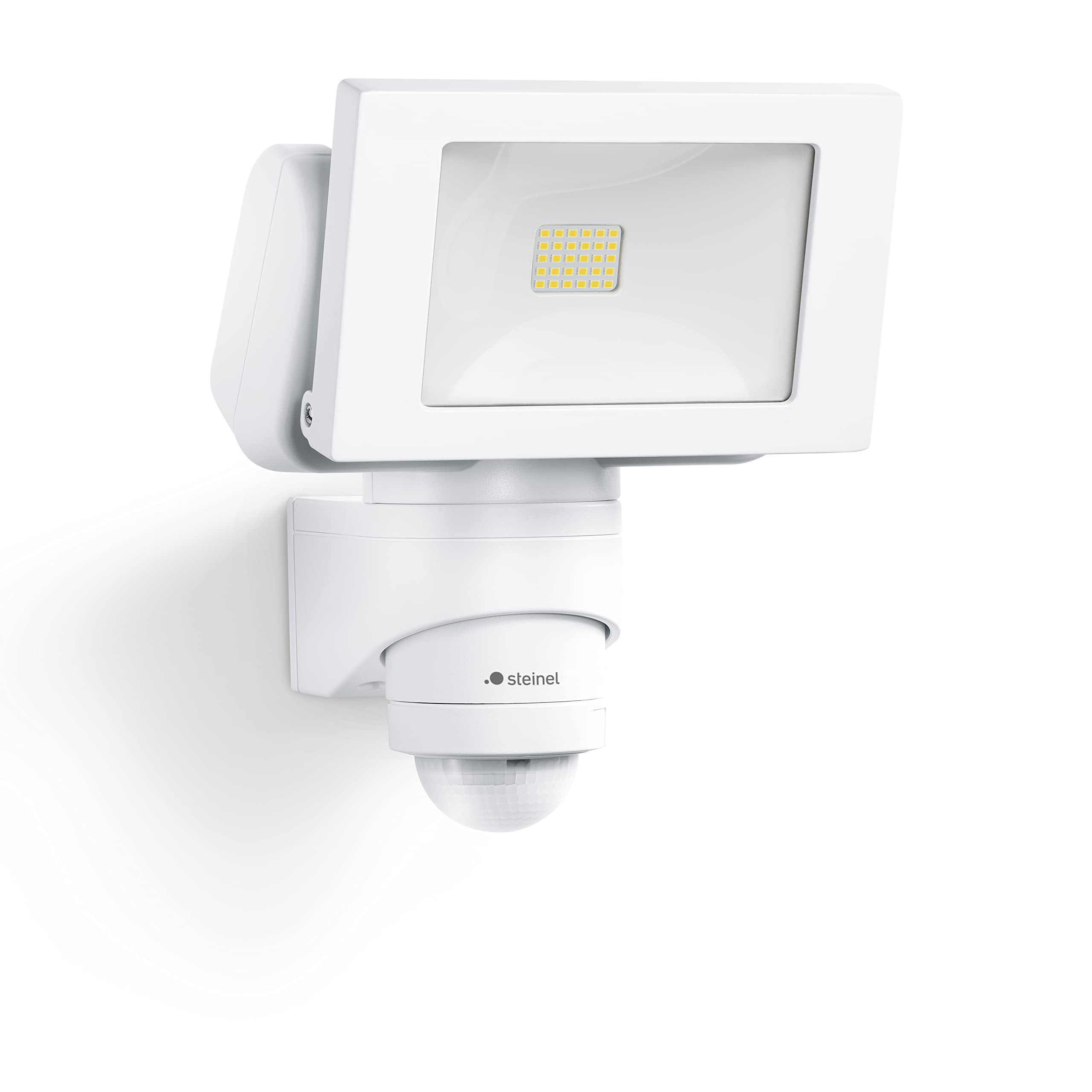 Steinel LS 150 S LED Aussenstrahler weiss – 1375 lm Bewegungsmelder 240° für Einfahrten & Höfe