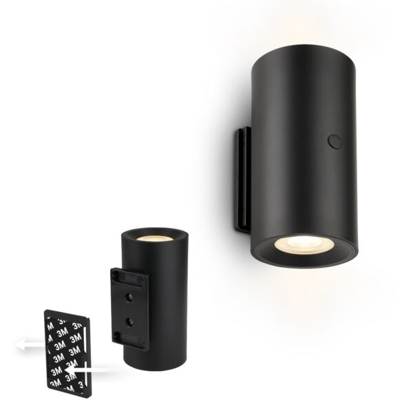 BRILONER Sticklights LED Wandleuchte – Akku Leseleuchte dimmbar ohne Bohren